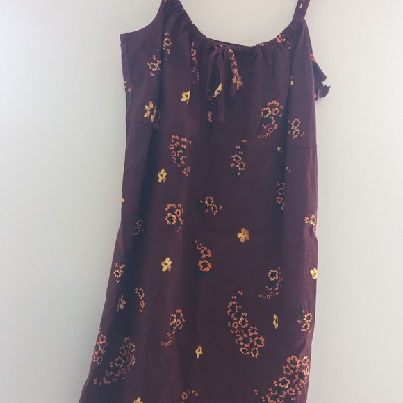 Urban Outfitters Ester Linen Tie-Front Floral Sleeveless Mini Dress Size XS - Picture 9 of 11